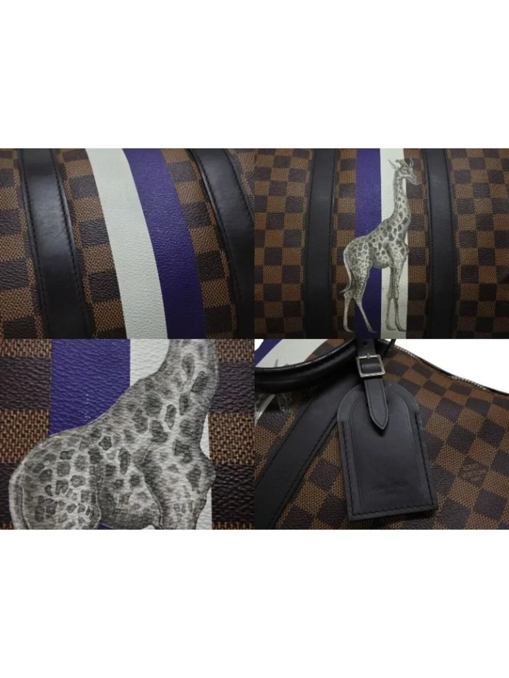Louis Vuitton Boston Bag Keepall Bandouliere 45 Chapman Brazza Damier Canvas